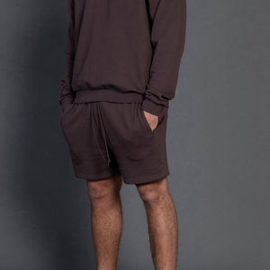 <b>Men's</b> Custom Logo Winter Gym Fitness Set-<b>Lightweight</b> Breathable Quick Dry Windproof Skinny Fit Tshirt Shorts Tracksuit - Product Image 6