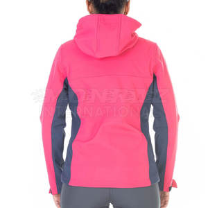 Chaqueta Softshell de diseño personalizado OEM chaqueta Softshell cálida de invierno chaqueta Softshell de alta calidad para mujer - Product Image 3