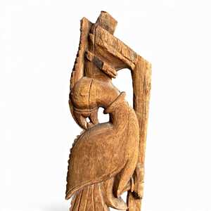 Support en bois antique pour connecteurs et supports d'étagères - Product Image 4