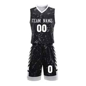 Uniformes de baloncesto personalizados para equipos escolares, universitarios y de liga con diseño sublimado o bordado para un aspecto profesional - Product Image 2