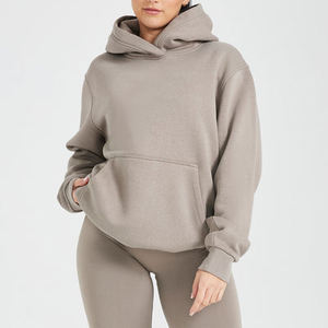 Betteractive Venta caliente Sudaderas de mujer de gran tamaño que absorben el sudor Sudaderas con capucha de mujer de estilo callejero - Product Image 1
