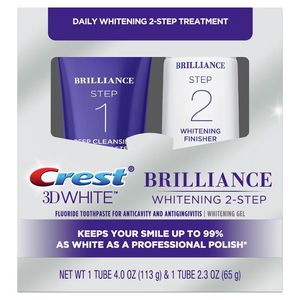 Compre el sistema de gel blanqueador y pasta de dientes CrestPro Brilliance original de 4,0 Oz y 2,3 oz - Product Image 2