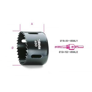 BETA HSS-Co 8% Holesaws Línea de productos de sierras perforadoras de calidad superior - Product Image 1