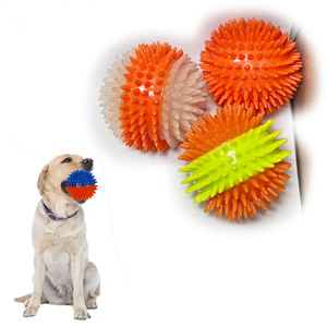 צעצוע כלבים מחורץ עם צפצוף לניקוי שיניים, עיסוי חניכיים, משחק אינטראקטיבי, עמיד, מוצרי חיות מחמד, כלבים, לוגו בהתאמה אישית - Product Image 1