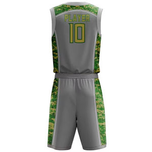 Maillot de basket-ball réversible personnalisé à col en V respirant et à séchage rapide, tissu 100% polyester, ensembles d'uniformes de basket-ball pour hommes, vente chaude - Product Image 3