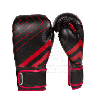 Guantes de boxeo de tamaño y logotipo de marca personalizados Guantes de boxeo de entrenamiento de gimnasio hechos en alta calidad - Product Image 2