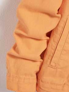 Người Đàn Ông Của Cổ Điển Màu Cam Rửa Sạch Denim Áo Khoác Thoải Mái Phù Hợp Phù Hợp Ve Áo Cổ Áo Phong Cách Giản Dị Áo Khoác Chức Năng Túi Tiện Ích Nút - Product Image 6