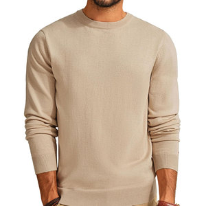 Suéter de Punto Acanalado para Hombre con Ajuste Elástico para un Movimiento Fácil y Comodidad Diaria, Suéter Cálido para Hombre para Usar en Capas - Product Image 1