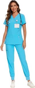 Personalizado de alta calidad de moda de las mujeres Scrub Suit Modern Fit Healthcare Uniforme para clínicas y hospitales - Product Image 5