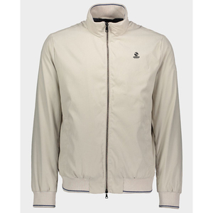 Blouson aviateur pour homme de style streetwear en toile de haute qualité vintage avec logo brodé personnalisé sur le devant, respirant et coupe-vent - Product Image 1