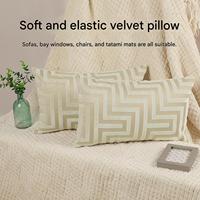 Housses de coussin en velours jacquard de luxe, plusieurs motifs jacquard, vente en gros, super douces, pour canapé, oreillers décoratifs, multiples
