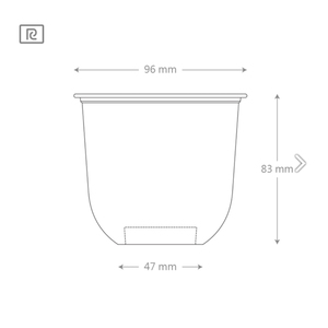 Taza PLA desechable con logotipo personalizado, taza de plástico de 12oz para café, té Boba, bebidas frías impresas - Product Image 3
