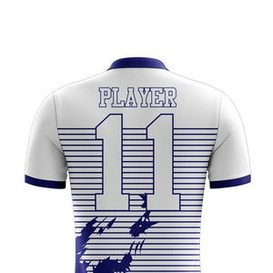 2024 último diseño de poliéster fútbol Jersey Shorts Kits O cuello sublimado uniformes conjuntos con corte automatizado OEM mantenido - Product Image 6