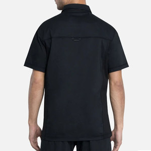 Ensembles d'uniformes médicaux à manches courtes en toile, personnalisables avec logo, respirants, unisexes, pour hôpitaux - Product Image 4