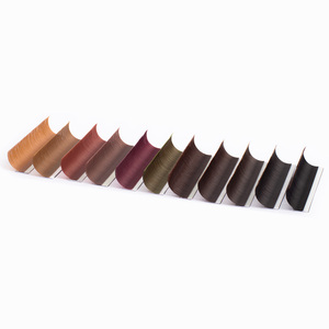 Cils Charmlash Marron Volume Extension de Cils Marron 0.05 Cachemire Noir Mat Extensions de Cils - Product Image 3