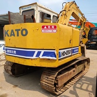 Mini pelleteuse hydraulique sur chenilles KATO HD250 d'occasion à vendre fabriquée au Japon