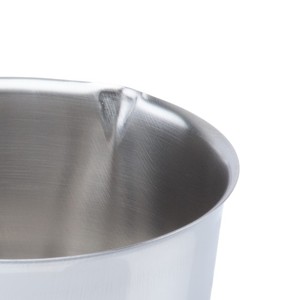 Eco-friendly Italian 14 cm Conical Casserole Stainless Steel AISI 304 18/10 1 Ply Gas Induction Ready Wired Handle Classic <strong>Set</strong> - Product Image 4