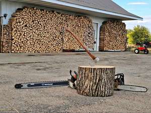 Bûches de bois de chauffage mixtes KLIN 15% d'humidité 100% chêne européen naturel pour l'énergie thermique Norme européenne au Royaume-Uni - Product Image 5