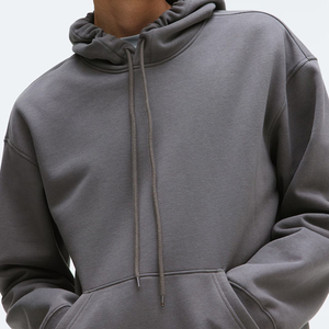 Fit Hoodie para hombres Bamboo Cotton Men's Pockets Hoodies Organic Fleece Sudaderas para hombres Custom Street Wear Hoodies - Product Image 3