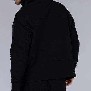 Sudadera con Capucha Orgánica de Media Cremallera para Hombre, Sudadera de Algodón y Felpa, Sudaderas Personalizadas con Capucha, Sudadera Holgada con Capucha - Product Image 6