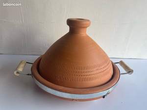 Tajín Marroquí Auténtico, Olla de Cocina de Cerámica Hecha a Mano, Tajín Tradicional para Horno y Estufa, Resistente al Calor, Ecológico para Cocinas - Product Image 3