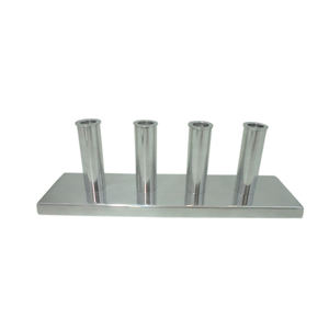 Portavelas de Adviento de Metal de hierro a granel hecho a mano con acabado negro para el hogar y decoración de iluminación de fiesta de Navidad al por mayor a granel - Product Image 2