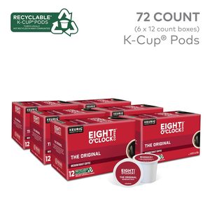 Café Eight O'Clock The Original, dosettes Keurig K-Cup individuelles, café torréfié moyen, 72 dosettes - Product Image 6