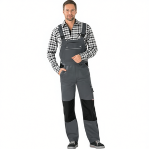 Salopette de protection en toile PLANAM 320 Taille 58 Gris/Noir - Product Image 2