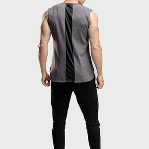 Plus Size Tank Tops Breathable Lightweight Custom Text Printed Cotton <b>Bamboo</b> <b>Fiber</b> Gym Wear Singlets Solid Color Sale - Product Image 3