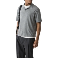 Camisas de Hombre de Primera Calidad en Tela de Forro Polar Sólido, Secado Rápido, Bordado 3D, Botones, Media Manga, Elegantes, Cómodas y Duraderas, ODM