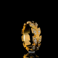 Vala Brothers Anneau segmenté torsadé à charnière en or massif 18K pour femme, style ethnique, piercing clicker pour hélix et daith, avec diamant de laboratoire
