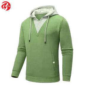 Men's High Quality 100% Cotton <b>Hoodies</b> & Sweatshirts Long Sleeve Styles Soft Comfortable Full <b>Zip</b> Plain Dyed for Winter - Product Image 5