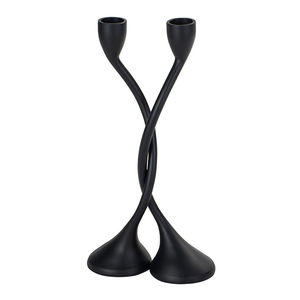 Candelabro de 5 brazos de diseño elegante-Pall Mall (níquel negro) portavelas de Metal único para decoración del hogar - Product Image 3