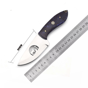 Cuchillo de acero inoxidable de hoja fija con Mango antideslizante para acampar y exteriores tácticos - Product Image 6