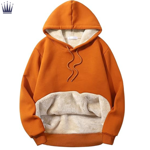 2025 nouveau Design hommes à capuche hiver coton thermique hommes sweats à capuche et sweats coton/polaire marque personnalisée - Product Image 1