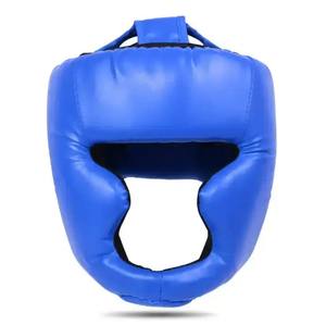 อุปกรณ์ป้องกันศีรษะหนังศิลปะการต่อสู้สวมใส่สบายออกแบบได้ตามต้องการ - Product Image 1