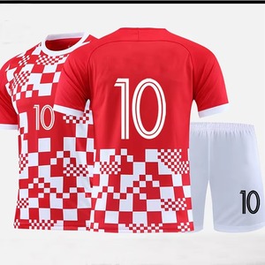 ชุดฟุตบอลปี 2025 ทันสมัยและสวมใส่สบาย เสื้อซับลิเมชั่นคุณภาพสูง ระบายอากาศได้ดี น้ำหนักเบา แขนสั้น ดีไซน์ใหม่ - Product Image 1