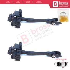 BDP1711-1 2 pièces Sangle de freinage et de limitation pour charnière de porte arrière pour Country F60 Cooper One 51227472701 51227472702 - Product Image 2