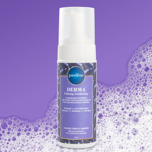 Espuma de Champú para Mascotas Pawlene Derma Luxury de 150 ml, Sin Enjuague, con Fragancia Suiza o Aceites Esenciales, Sin Parabenos ni Colorantes, Envase de Plástico - Product Image 1