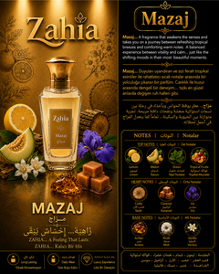 ZAHIA MAZAJ Eau de Parfum Premium – Fragancia de Lujo de Larga Duración – Unisex 50 ML - Product Image 2