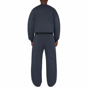 Pantalones Deportivos Casuales Personalizados, Pantalones Anchos Holgados de Pierna Ancha, Pantalones Deportivos de Felpa Francesa de Estilo Urbano, Pantalones Deportivos de Pierna Recta para Hombre - Product Image 4