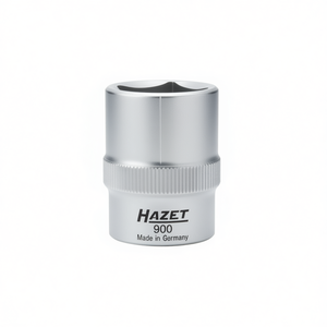 Hazet 1/2'' 6-Point Square <b>Socket</b> with Traction Profile and Knurling - Product Image 2