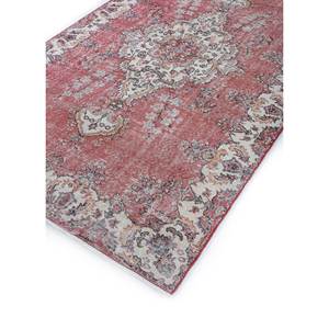 Tapis en laine noué à la main de grande taille, motif médaillon rouge et orange, pour salon, couloir rectangulaire - Pae-2287 - Product Image 2