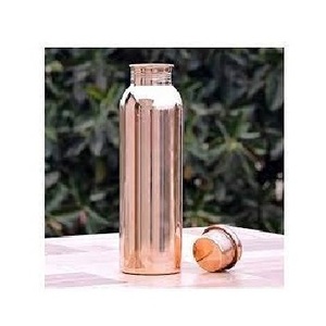 <b>Metal</b> Copper <b>Bottle</b> Elegant Designed Antique Quality Style Custom Size <b>Metal</b> Copper <b>Bottle</b> for Drinking <b>Water</b> - Product Image 4