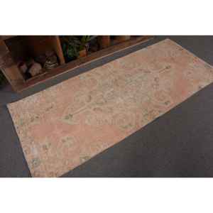 พรมขนสัตว์ตุรกีขนาด280x690ฟุตแนววินเทจสีเบจสีส้มผ้าถักทอแบบแบนสำหรับตกแต่งห้องนั่งเล่น4เมตร - Product Image 5