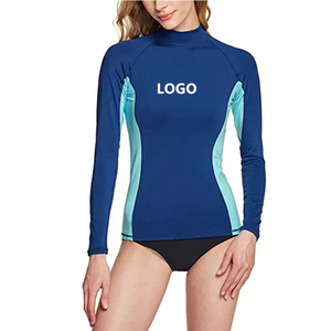 OEM UPF 50 + Mujeres Rash Guard Quick Dry Surf Swim Shirts Rashguard Manga larga Uv Protección solar Camisas de compresión - Product Image 3