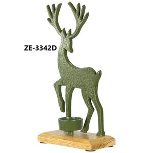 Porte-bougie en métal noir élégant pour les intérieurs contemporains, pour les maisons de style farmhouse chic, décoration d'intérieur par Zahid Exports - Product Image 3