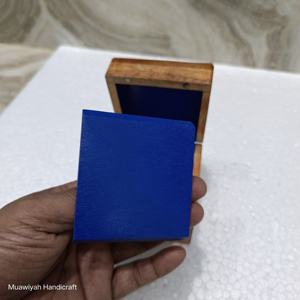 Boîte à bijoux en bois personnalisée, sculptée à la main, boîte de rangement pour bijoux, boîtes à bagues élégantes - Product Image 3