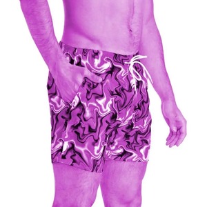 Shorts de sport pour hommes, streetwear personnalisé, spandex/polyester, respirant, séchage rapide, écologique, style streetwear, jogging, gym - Product Image 6