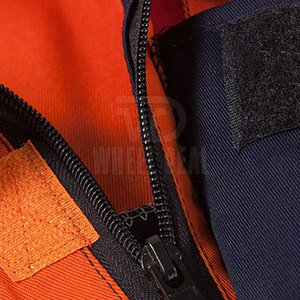 Bata con bolsillos personalizados, bata de seguridad con cinta reflectante, tela sólida, logotipo personalizado para damas y caballeros - Product Image 4